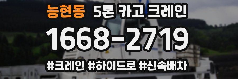 능현동 5톤 카고 크레인