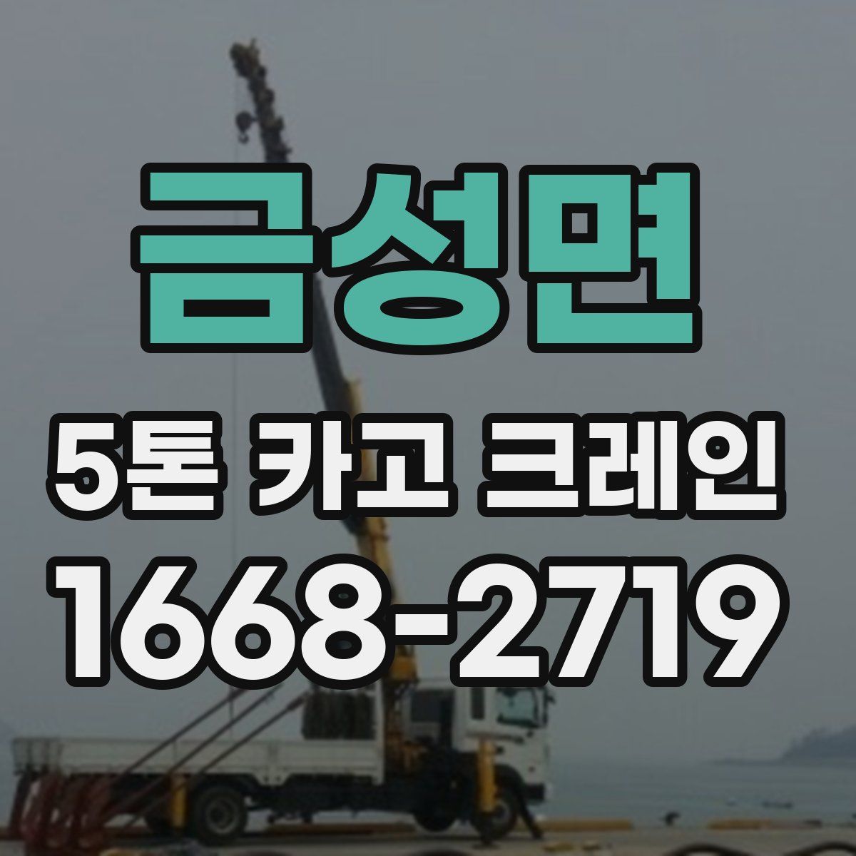금성면 5톤 카고 크레인
