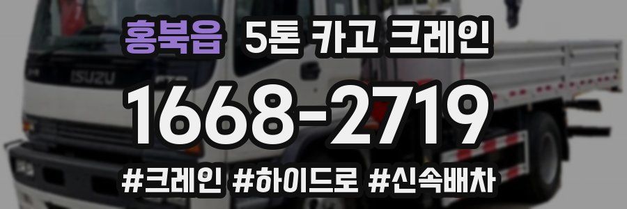 홍북읍 5톤 카고 크레인
