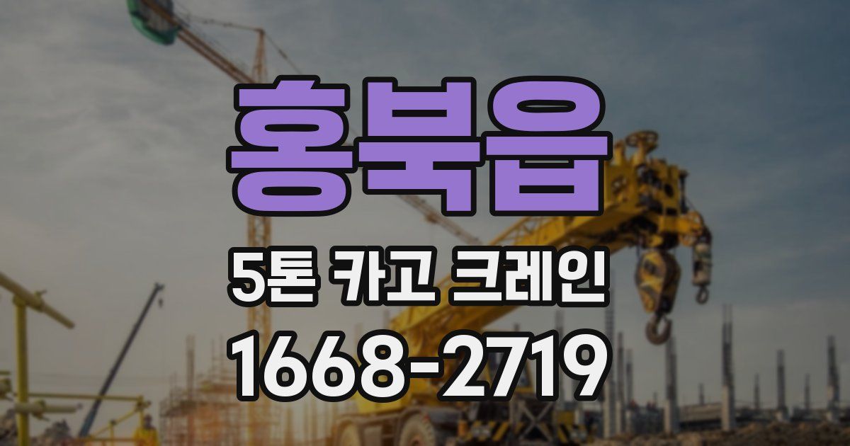 홍북읍 5톤 카고 크레인