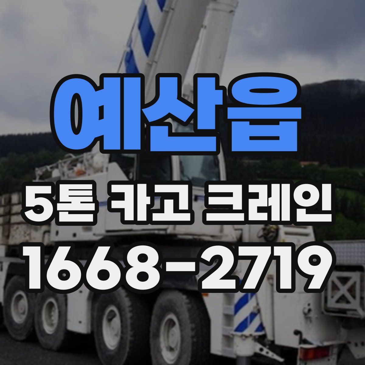 예산읍 5톤 카고 크레인