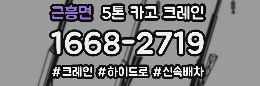 근흥면 5톤 카고 크레인