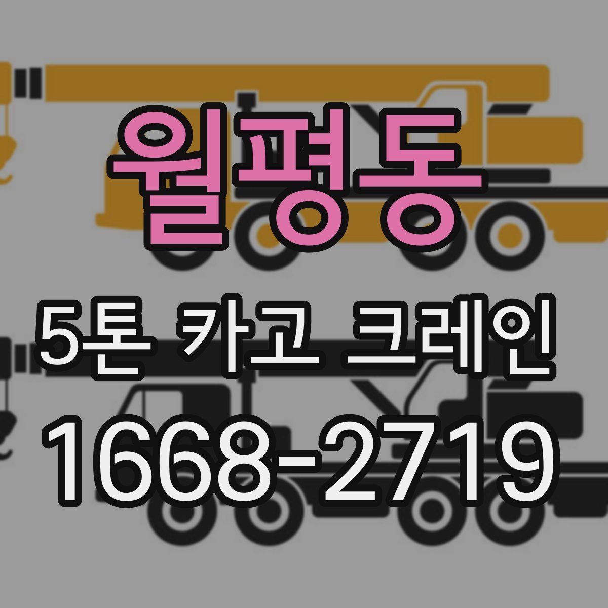 월평동 5톤 카고 크레인