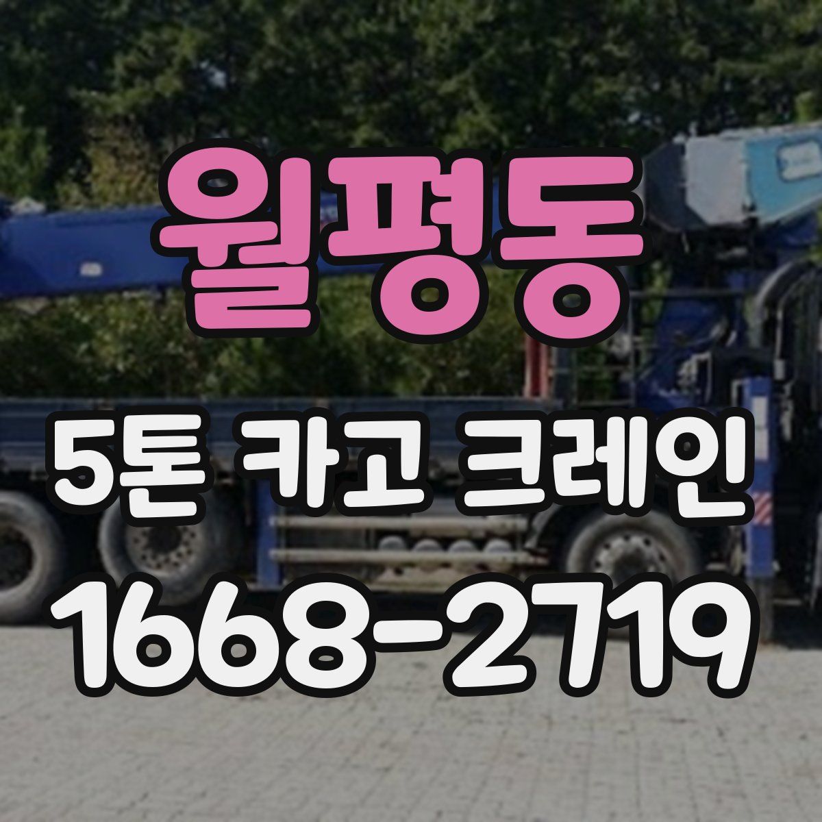 월평동 5톤 카고 크레인