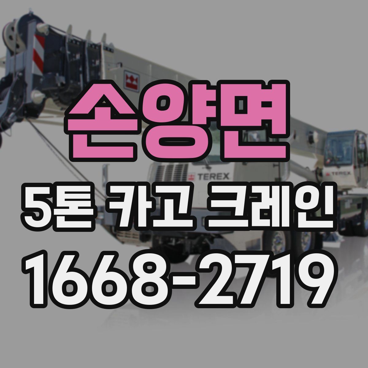 손양면 5톤 카고 크레인