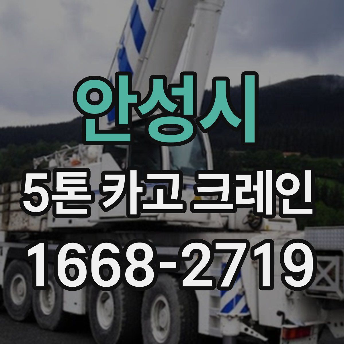 안성시 5톤 카고 크레인