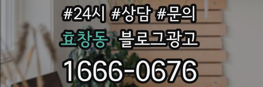 효창동 브랜드 블로그
