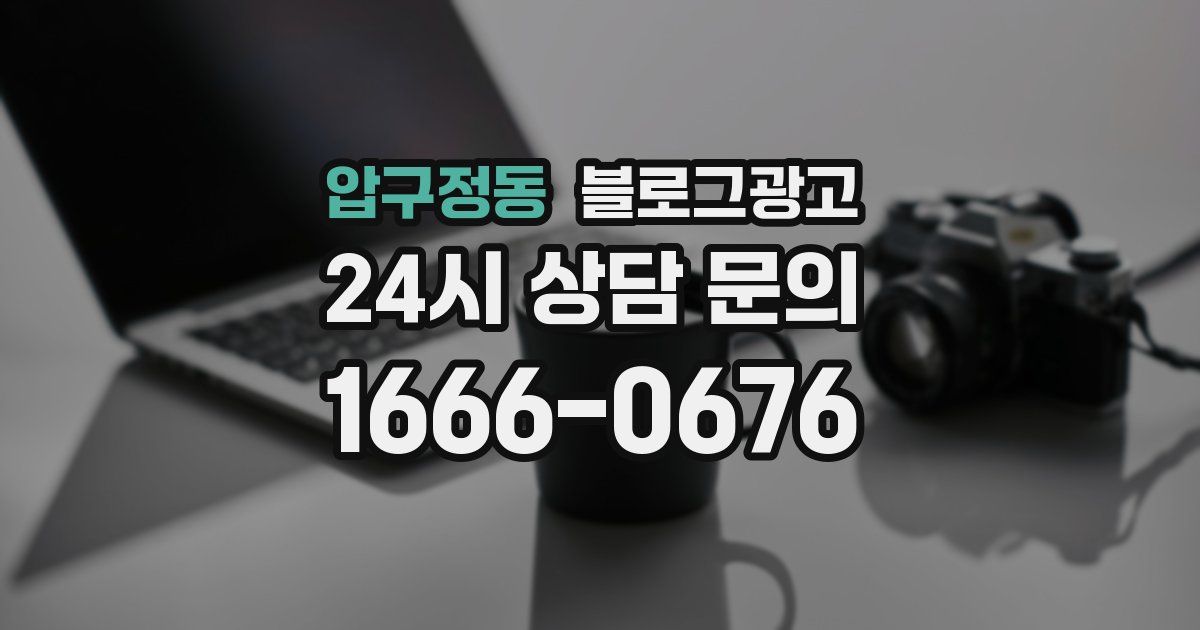 압구정동 블로그 마케팅