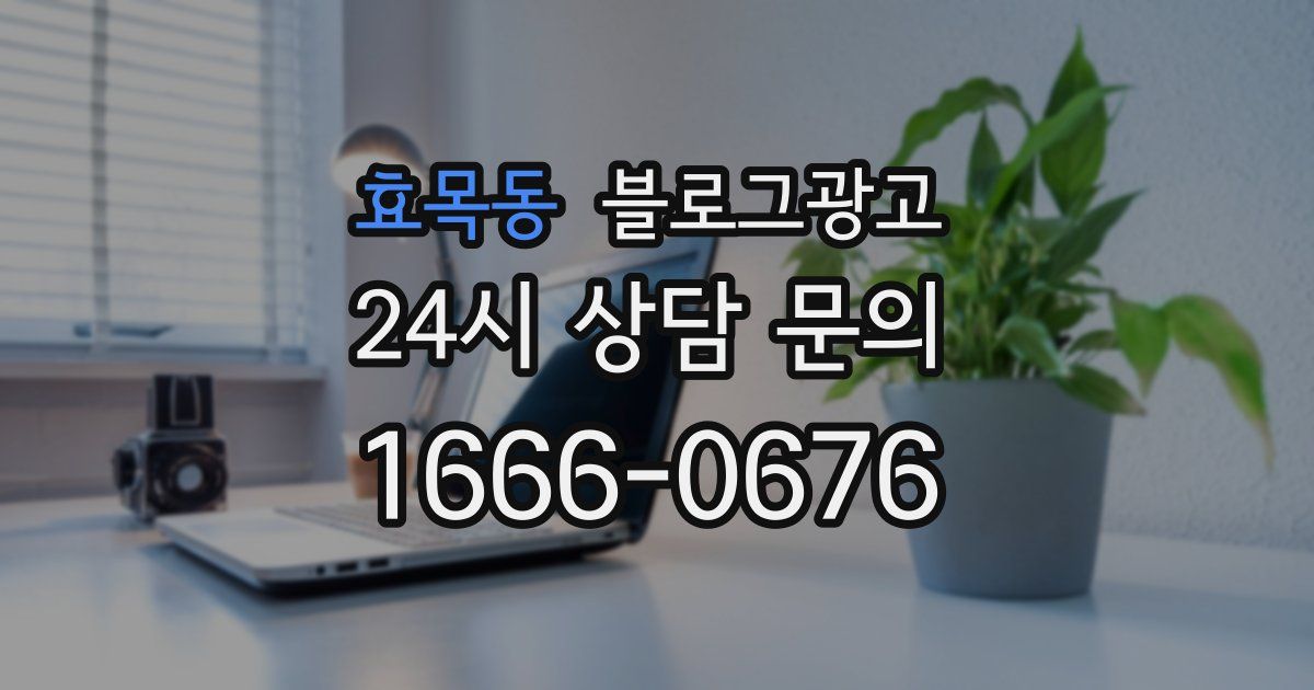 효목동 블로그 마케팅