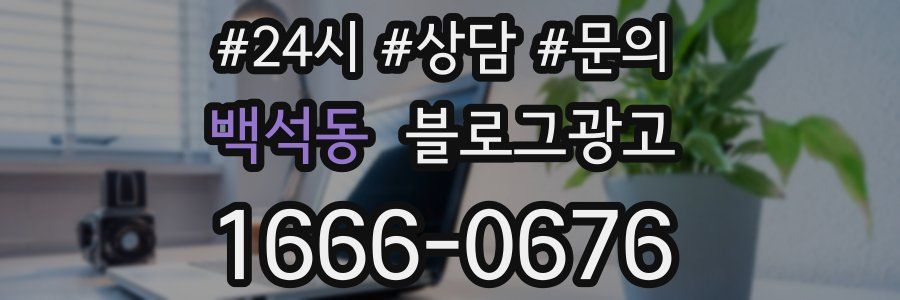 백석동 브랜드 블로그