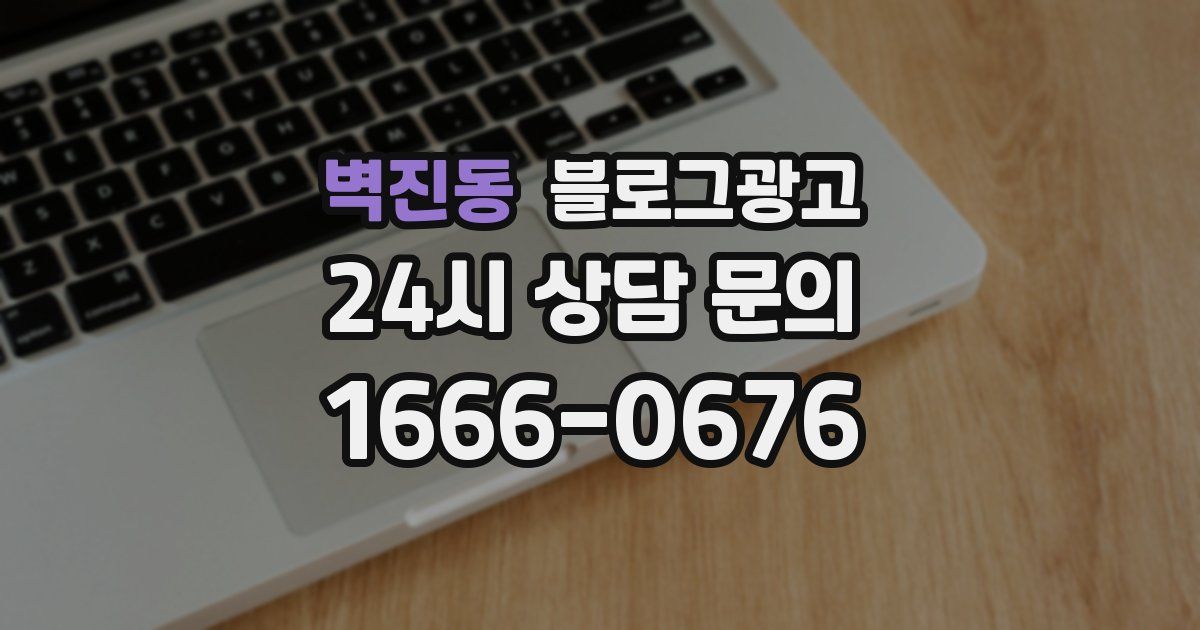 벽진동 블로그 마케팅