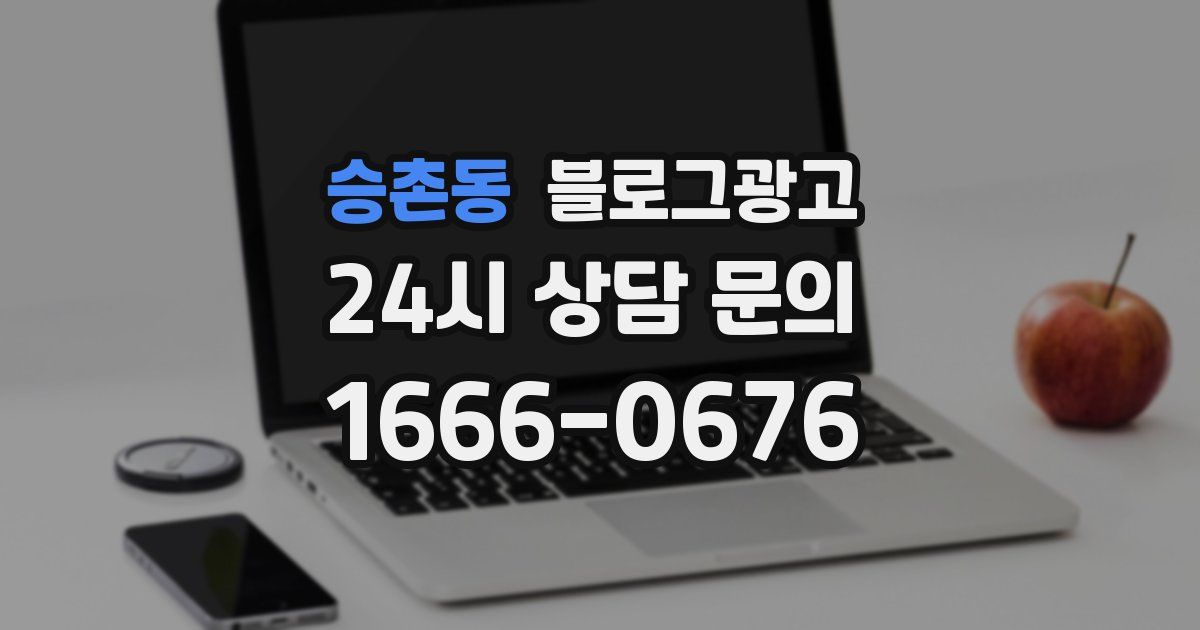 승촌동 블로그 마케팅