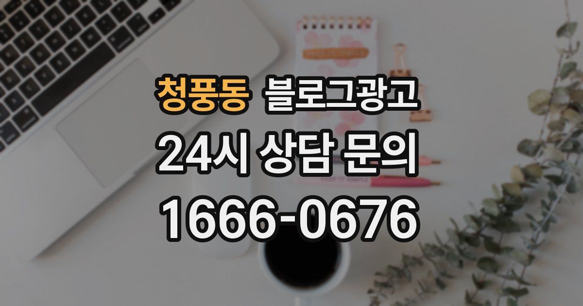 청풍동 블로그 마케팅