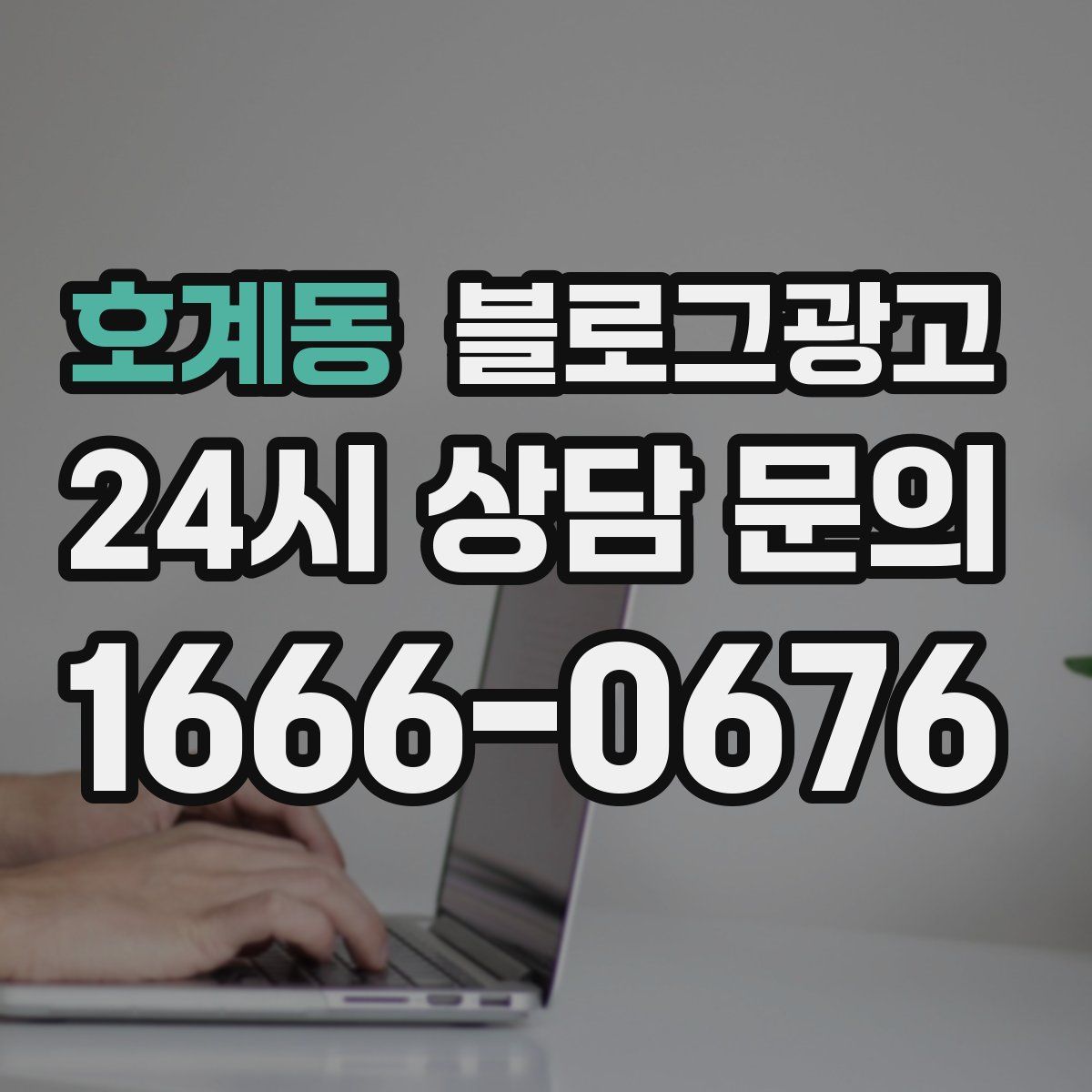 호계동 블로그 광고