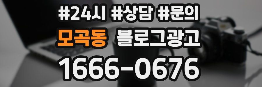 모곡동 브랜드 블로그
