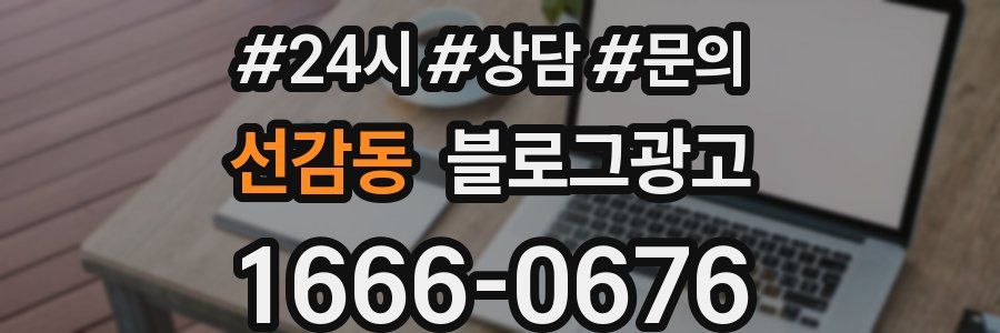 선감동 브랜드 블로그