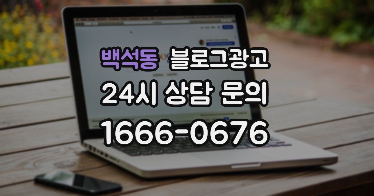 백석동 블로그 마케팅
