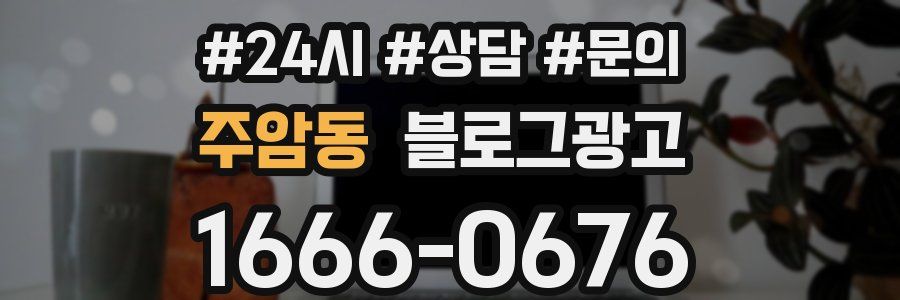 주암동 브랜드 블로그