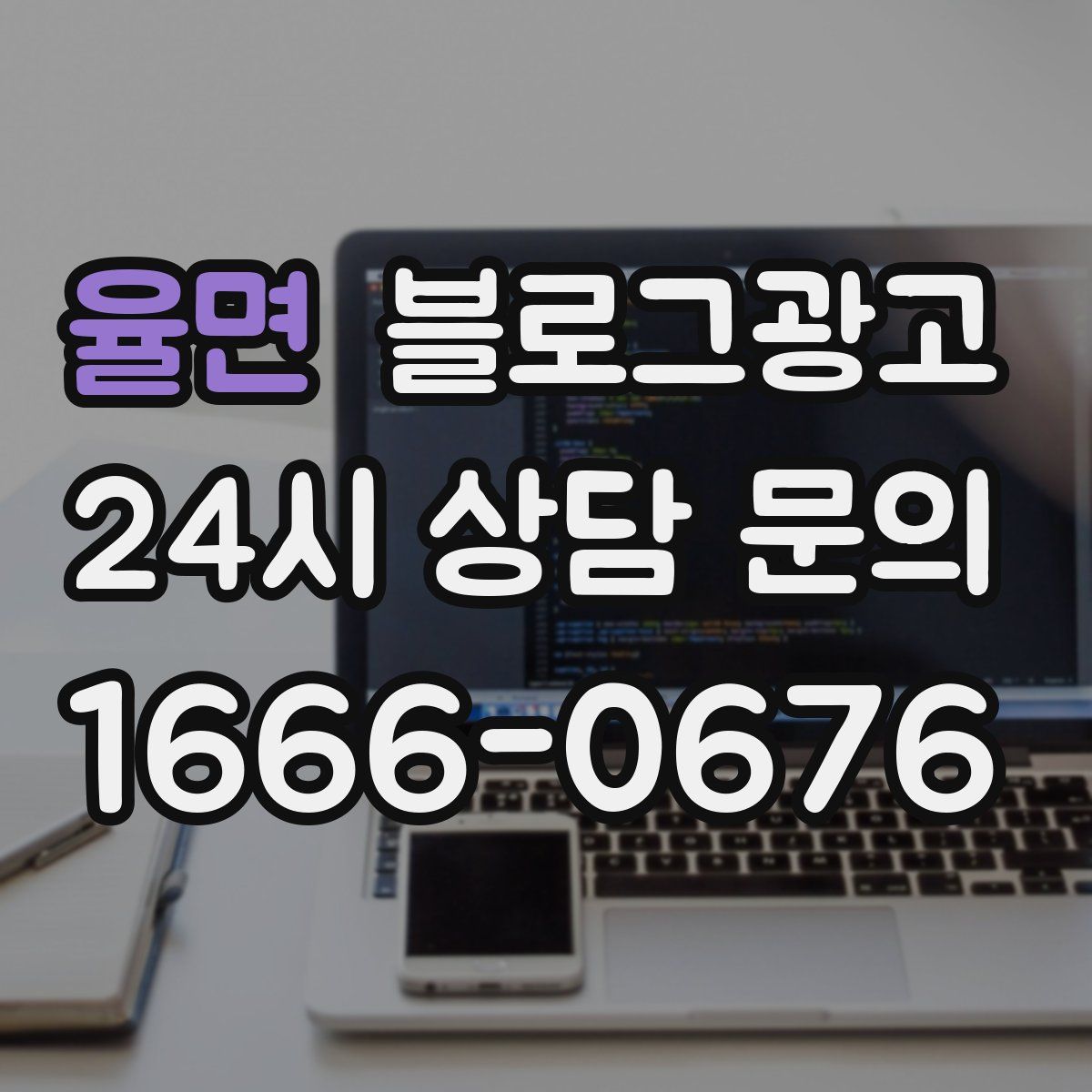율면 블로그 광고