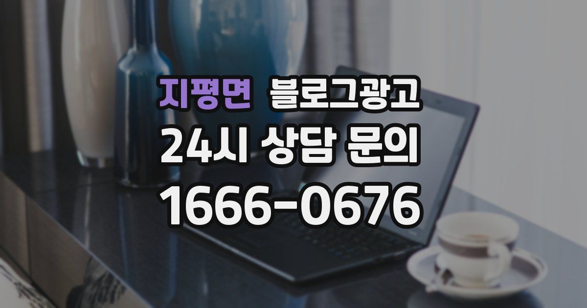 지평면 블로그 마케팅