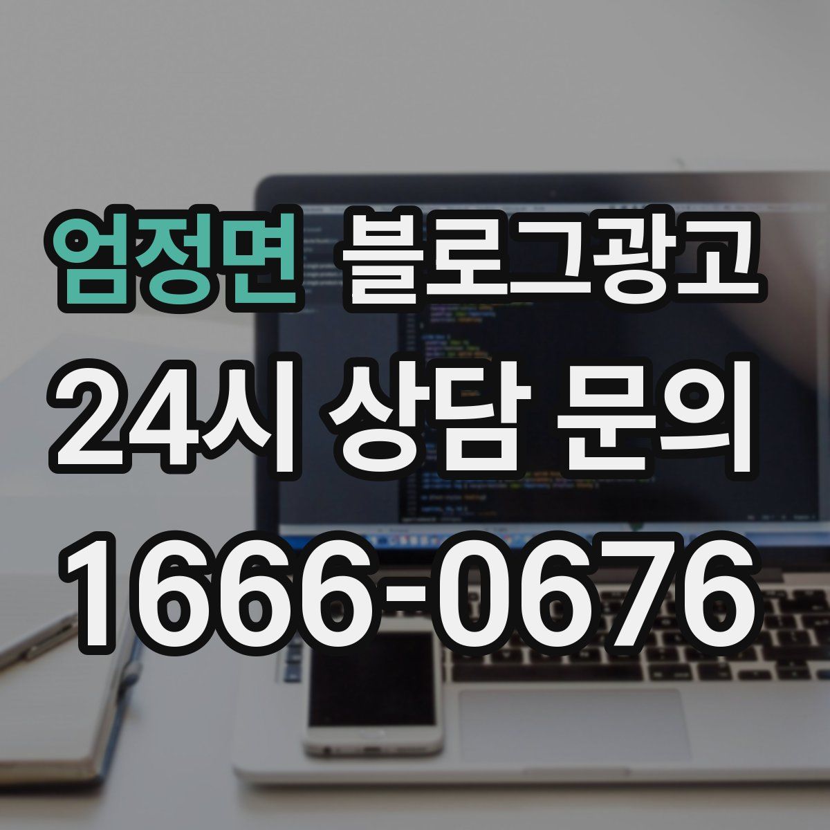 엄정면 블로그 광고