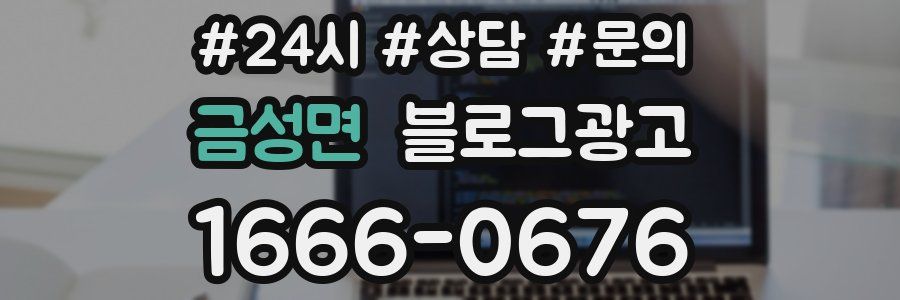 금성면 브랜드 블로그