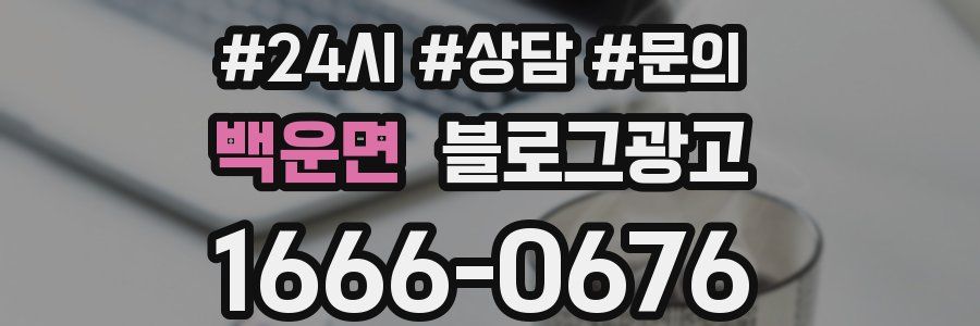 백운면 브랜드 블로그