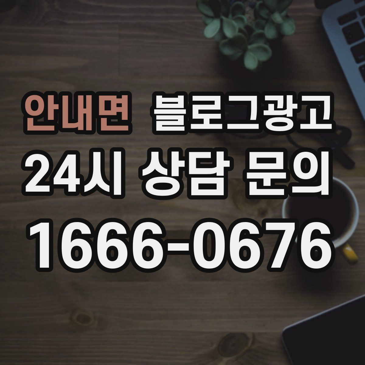 안내면 블로그 광고