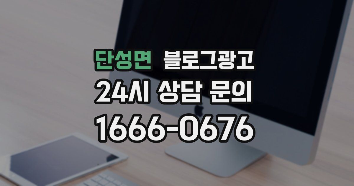 단성면 블로그 마케팅