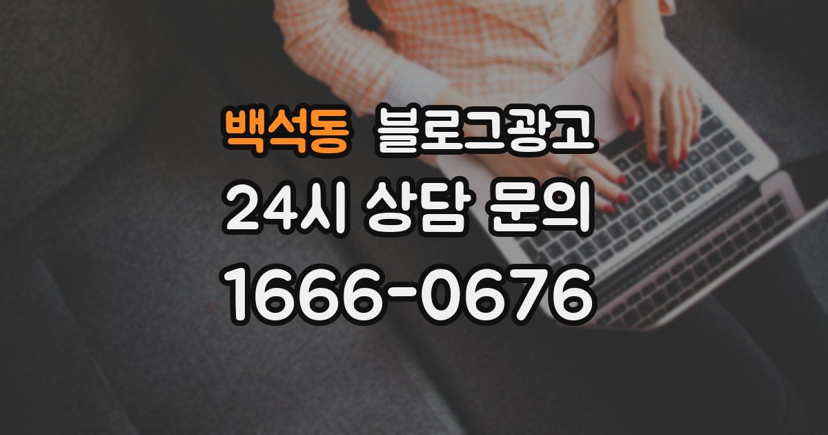 백석동 블로그 마케팅