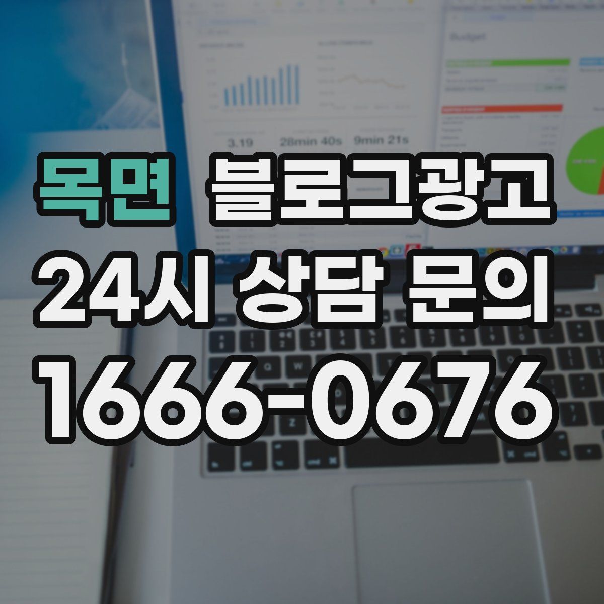 목면 블로그 광고
