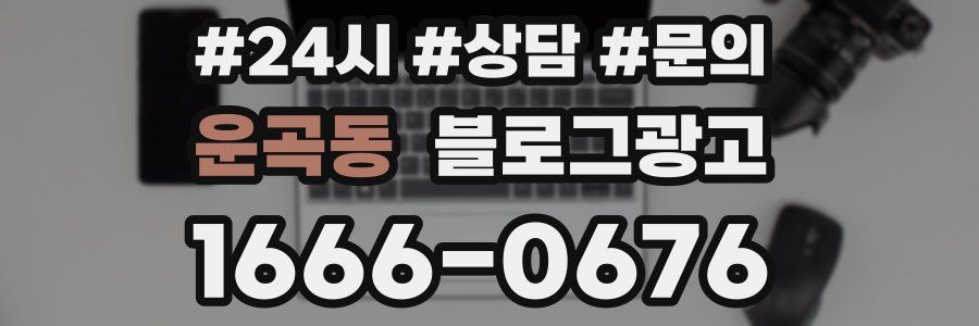 운곡동 브랜드 블로그