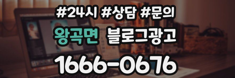왕곡면 브랜드 블로그