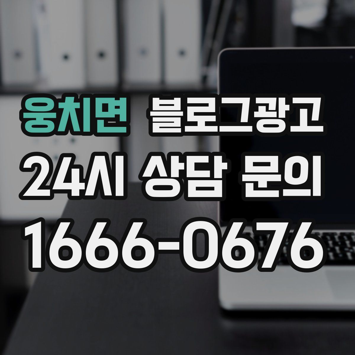 웅치면 블로그 광고