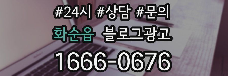 화순읍 브랜드 블로그