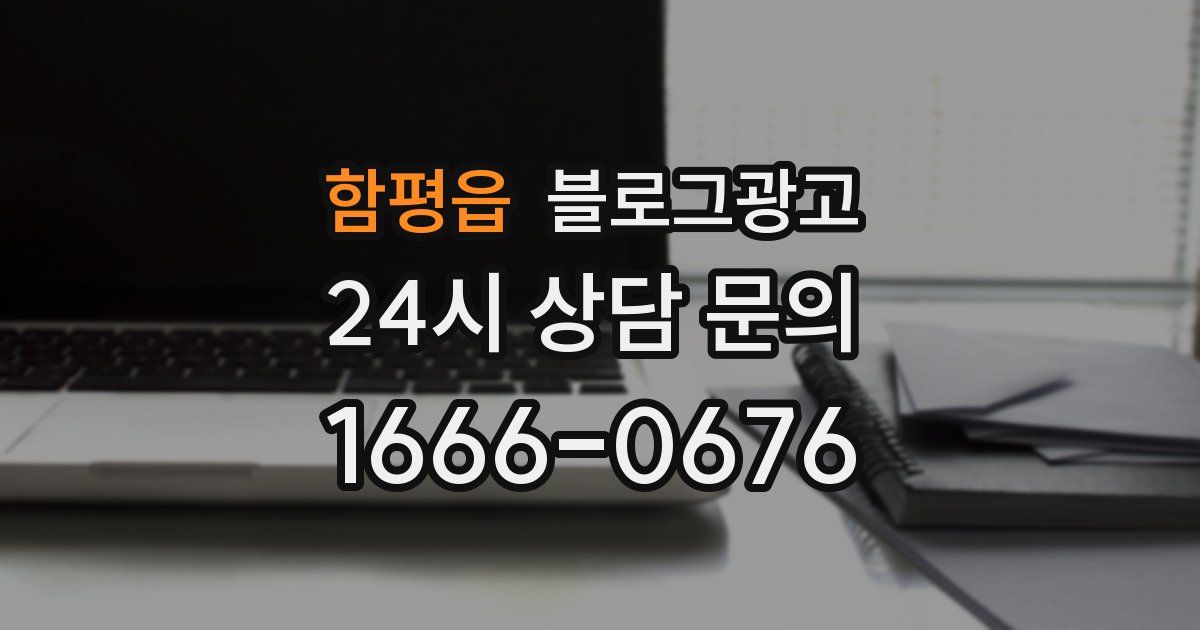 함평읍 블로그 마케팅