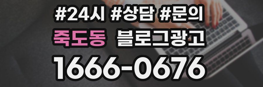 죽도동 브랜드 블로그