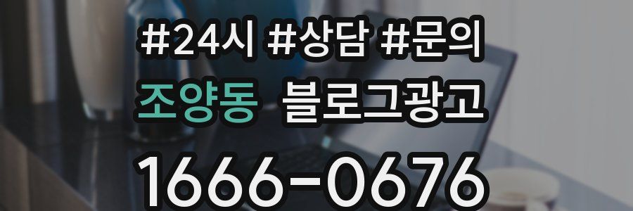 조양동 브랜드 블로그