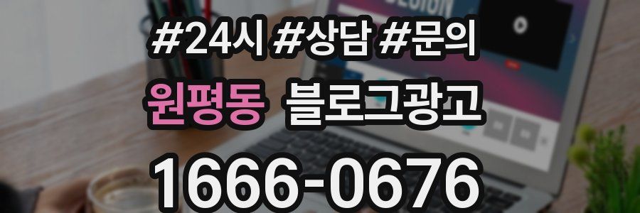 원평동 브랜드 블로그
