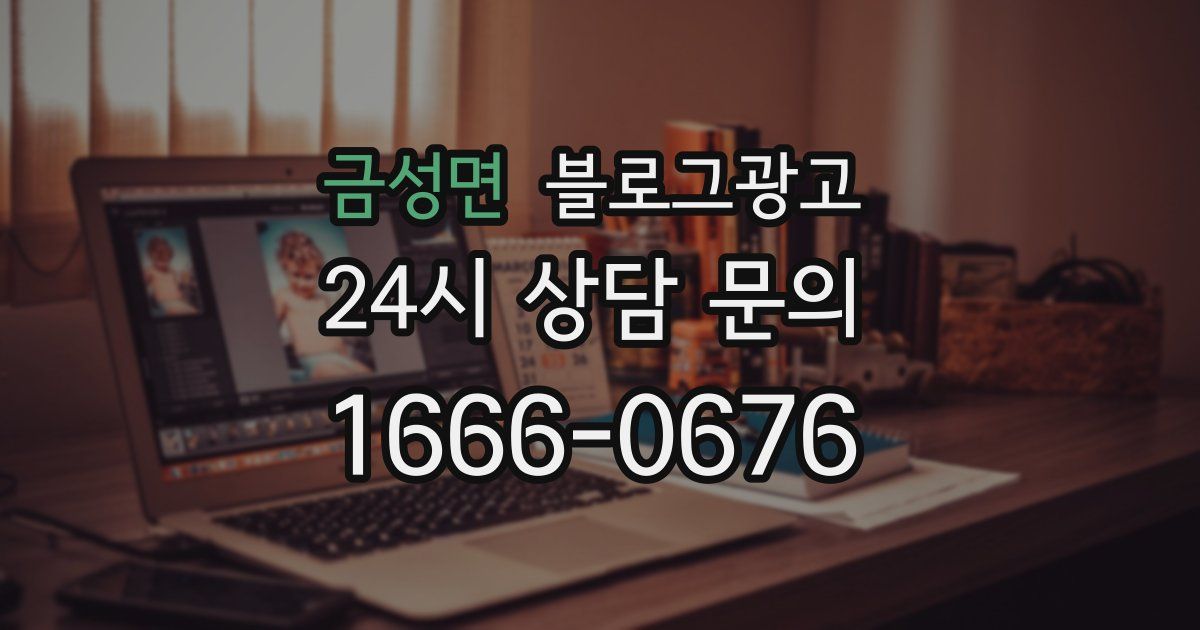 금성면 블로그 마케팅