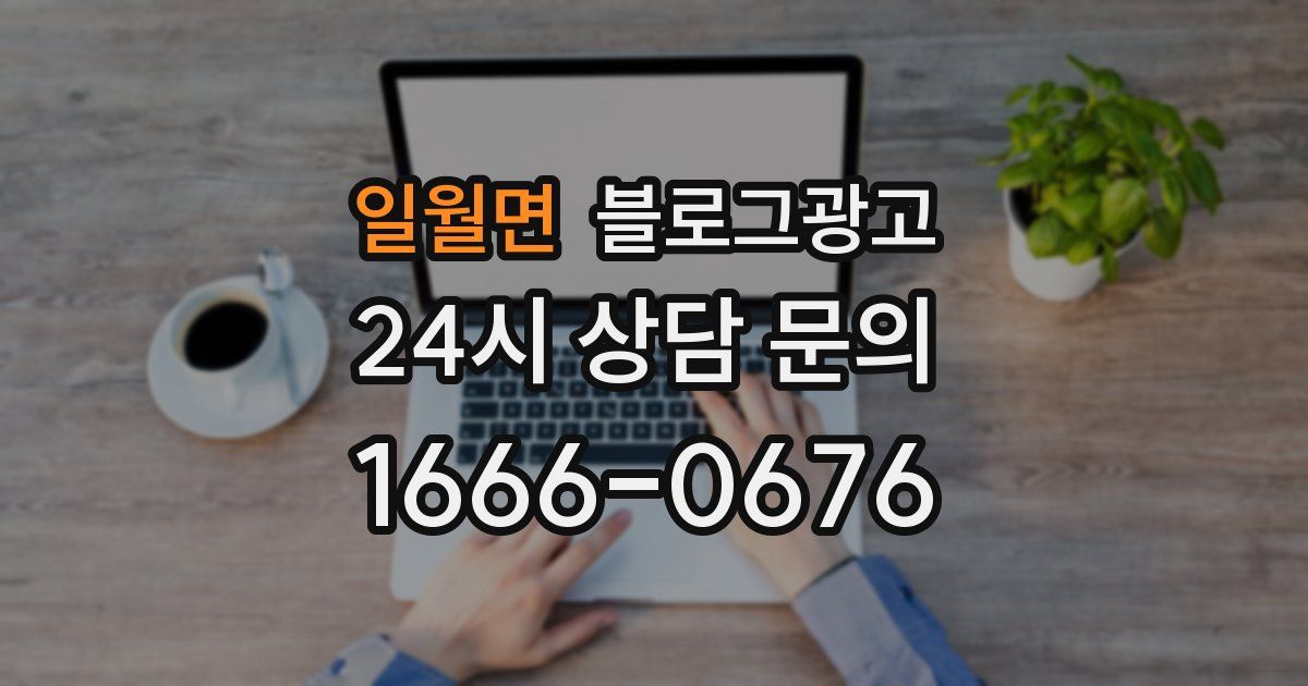 일월면 블로그 마케팅