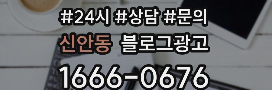 신안동 브랜드 블로그