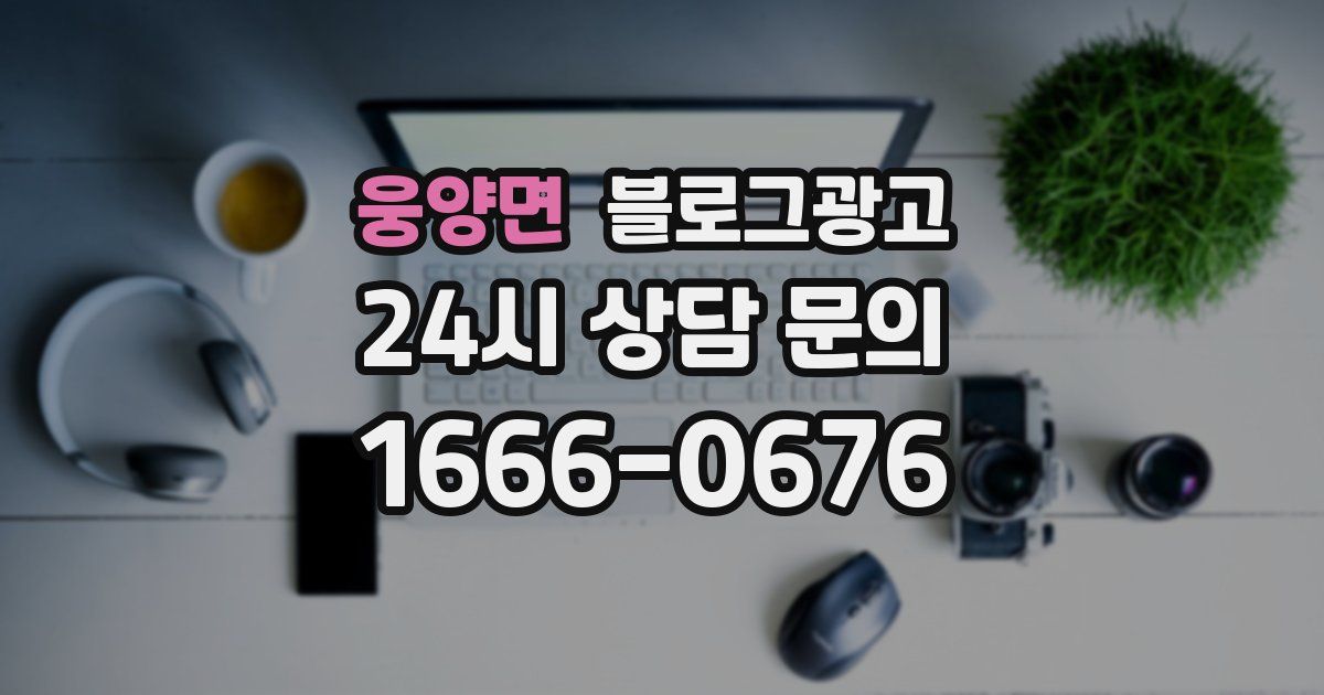 웅양면 블로그 마케팅