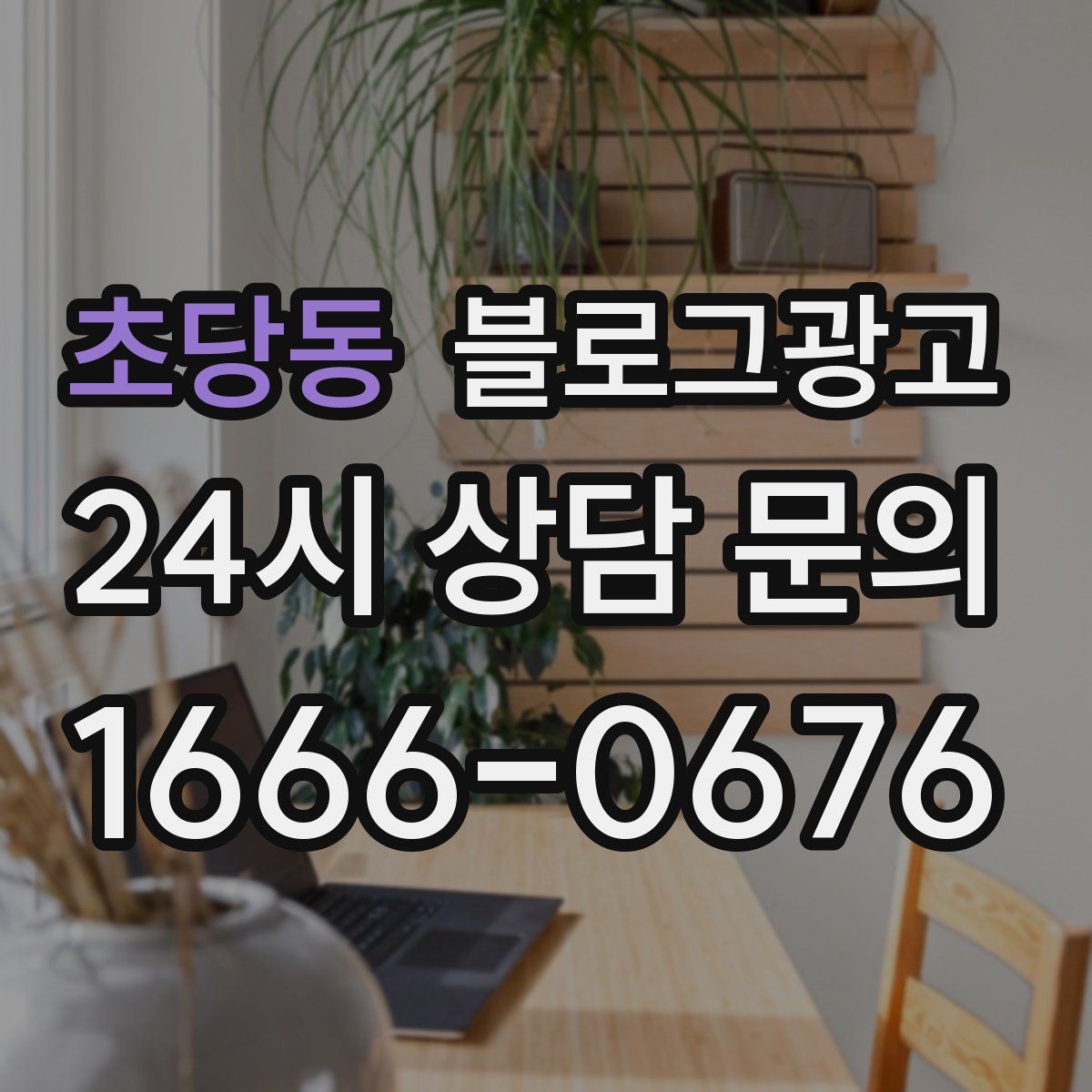 초당동 블로그 광고