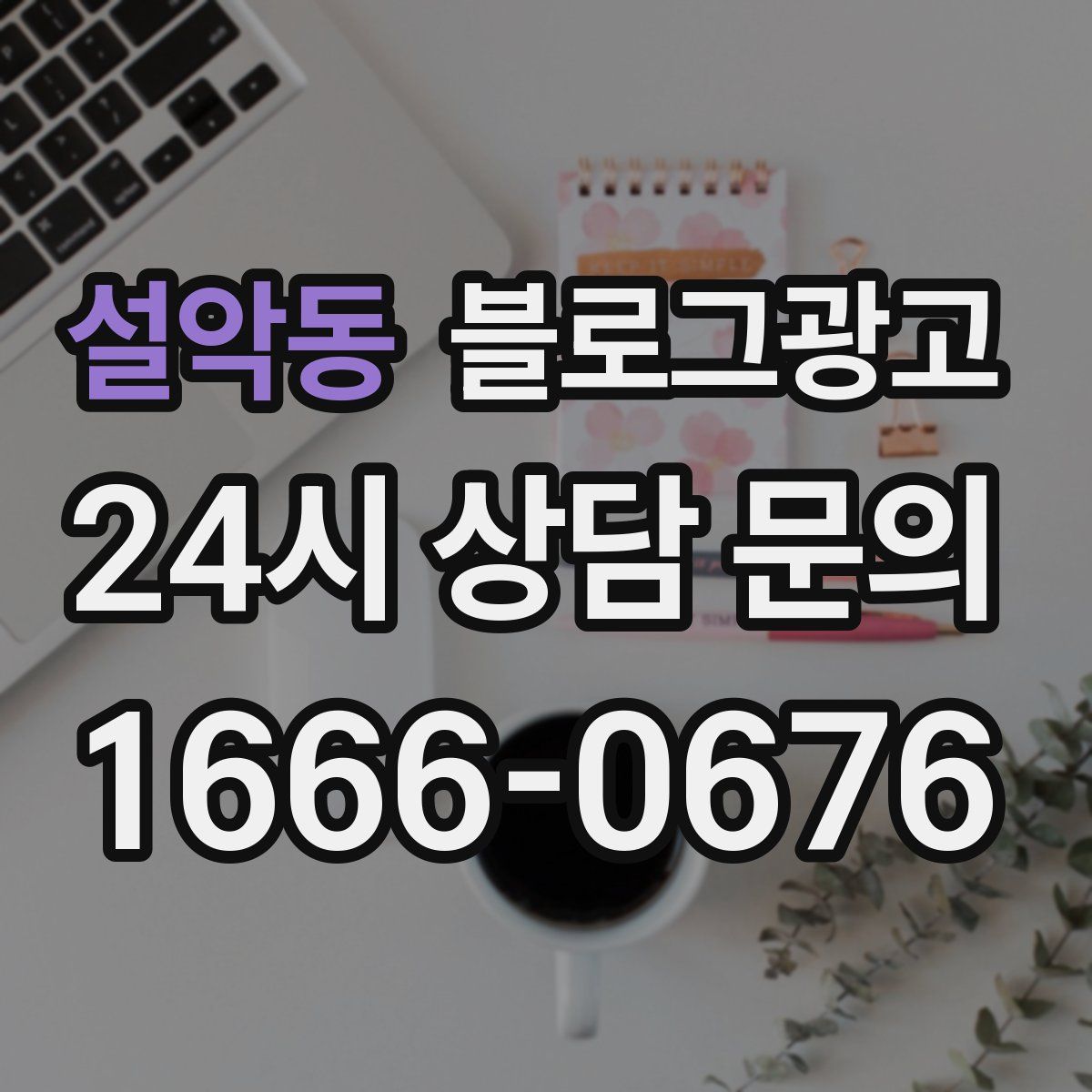 설악동 블로그 광고