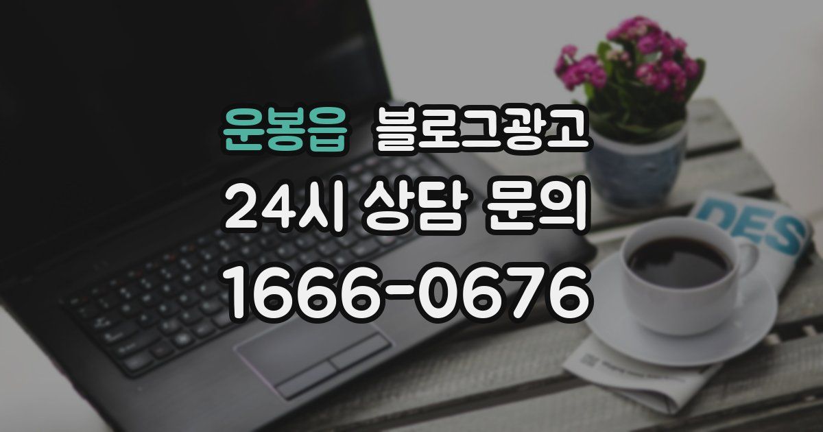 운봉읍 블로그 마케팅