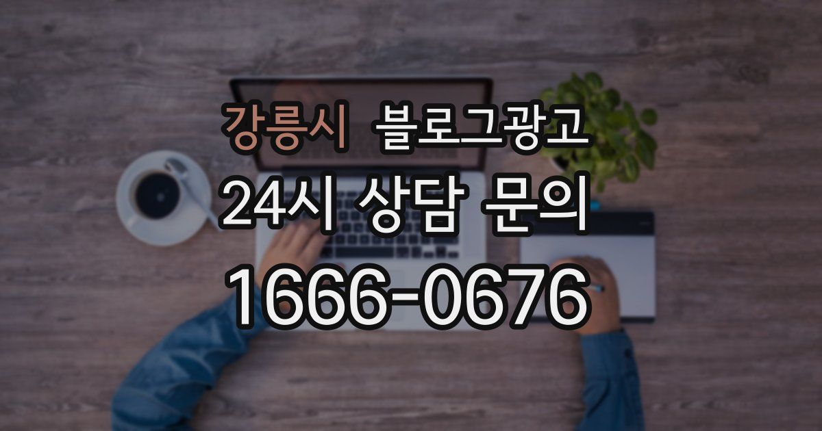 강릉시 블로그 마케팅