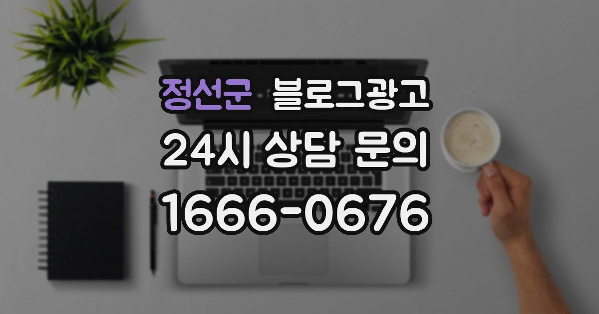 정선군 블로그 마케팅