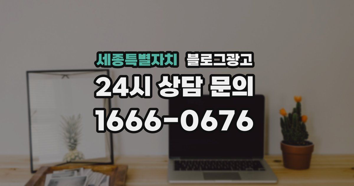 세종특별자치 블로그 마케팅