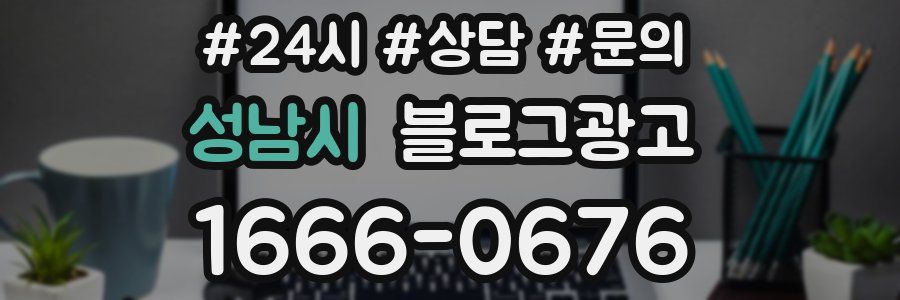 성남시 브랜드 블로그